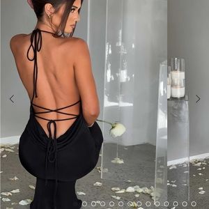 Babyboo Talisa Maxi Black Dress